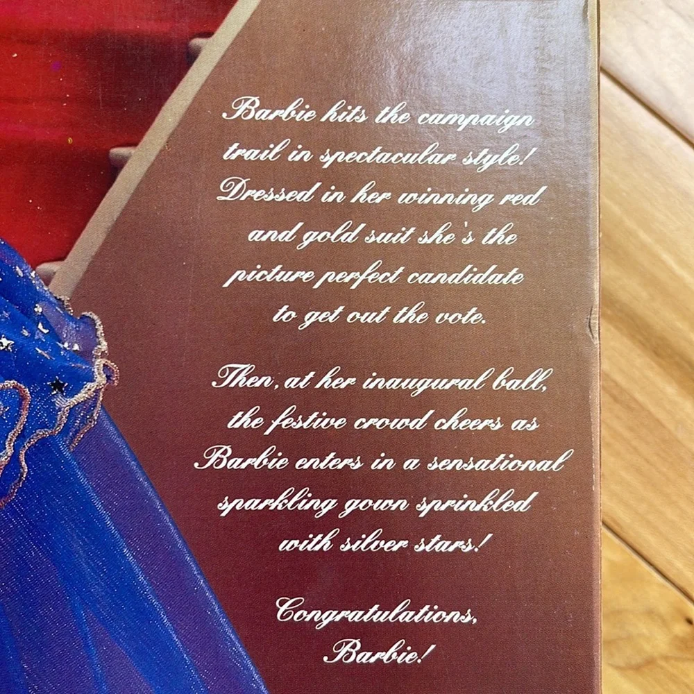 NRFB Vintage 🇺🇸 Barbie For President Gift Set 🇺🇸 - Picture 6 of 12